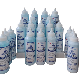 Acoustically correct ultrasound transmission gel for clear diagnostic imaging in Nepal