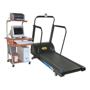 Integrated TMT stress test system with medical grade treadmill and wireless 12-lead ECG monitoring in Nepal